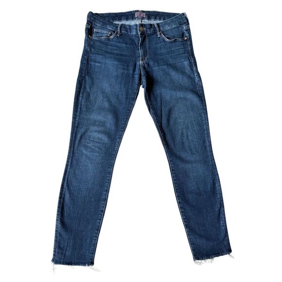 Mother Looker Ankle Fray Jeans size 29 Blue Girl Crush - Picture 5 of 16
